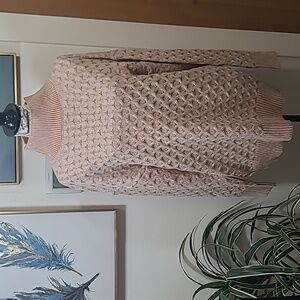 Knox Rose Chunky cable knit turtle neck sweater